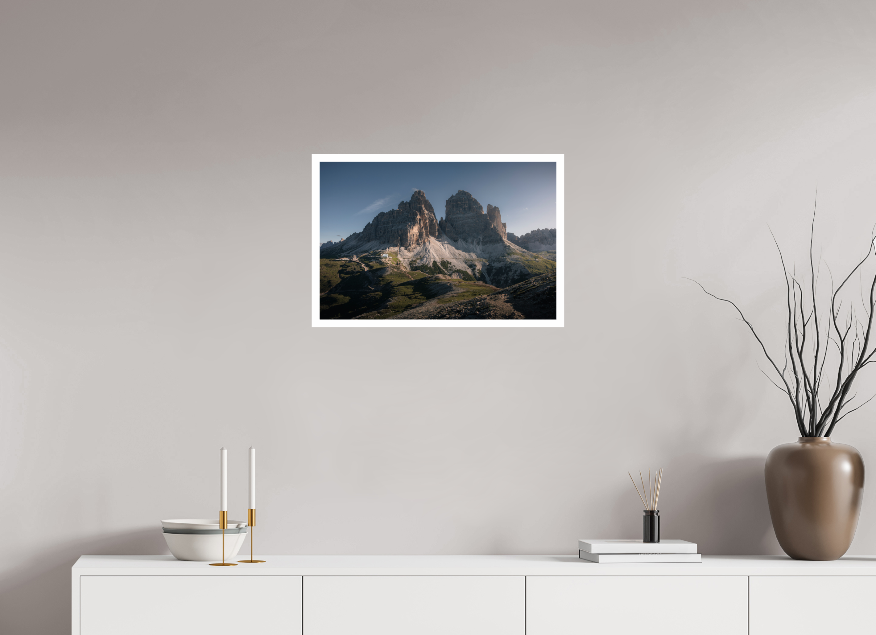 60 x 40 cm, Fine Art Print Rifugio Auronzo 2.0
