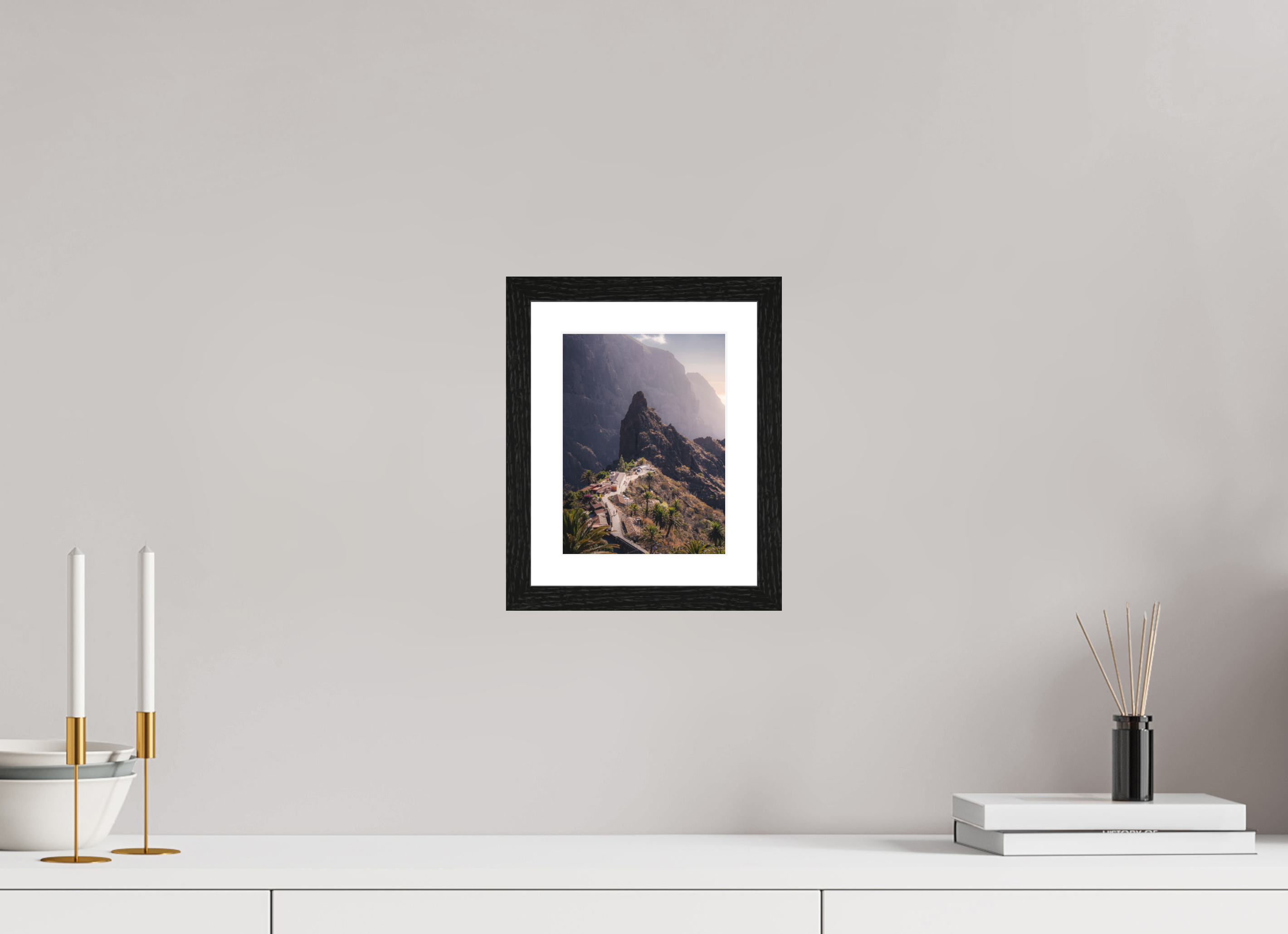 15 x 20 cm, Black Oak Frame The Heart of Masca