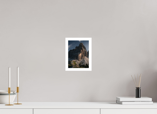 15 x 20 cm, Fine Art Print Rifugio Auronzo at Tre Cime