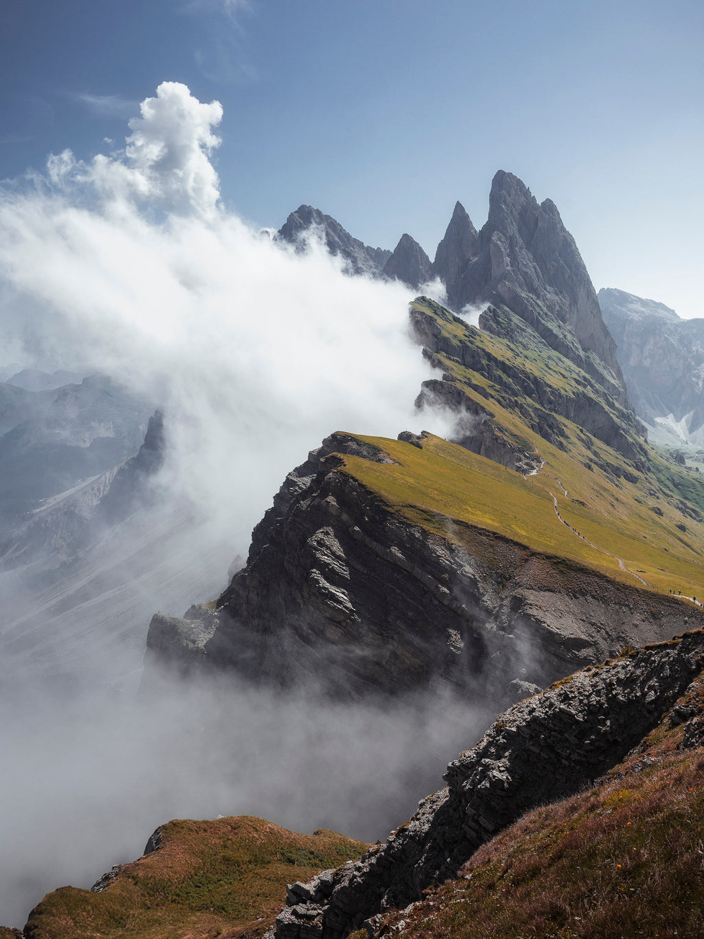 The Seceda Wall