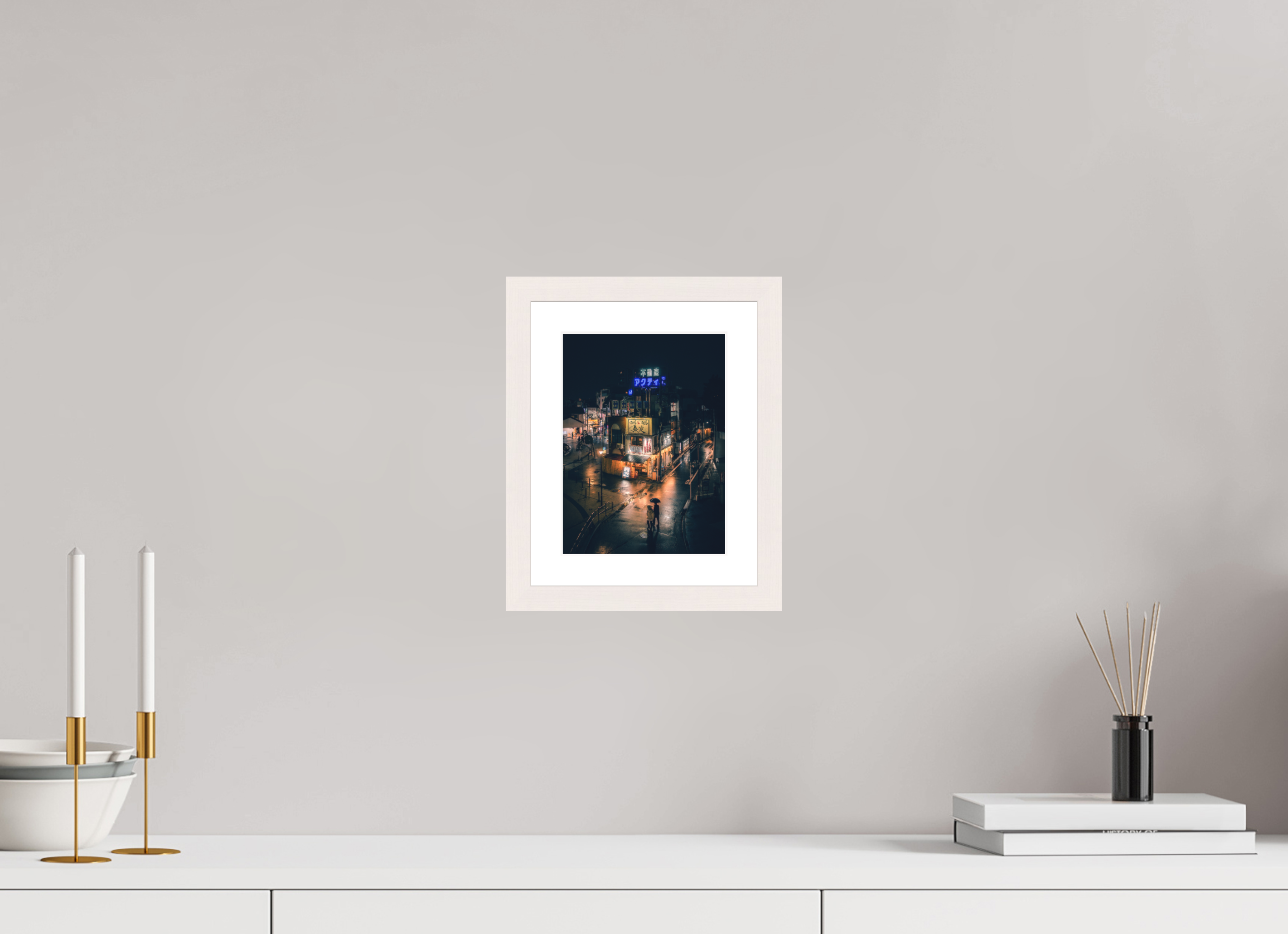 15 x 20 cm, White Maple Frame Couple at Shiinamachi